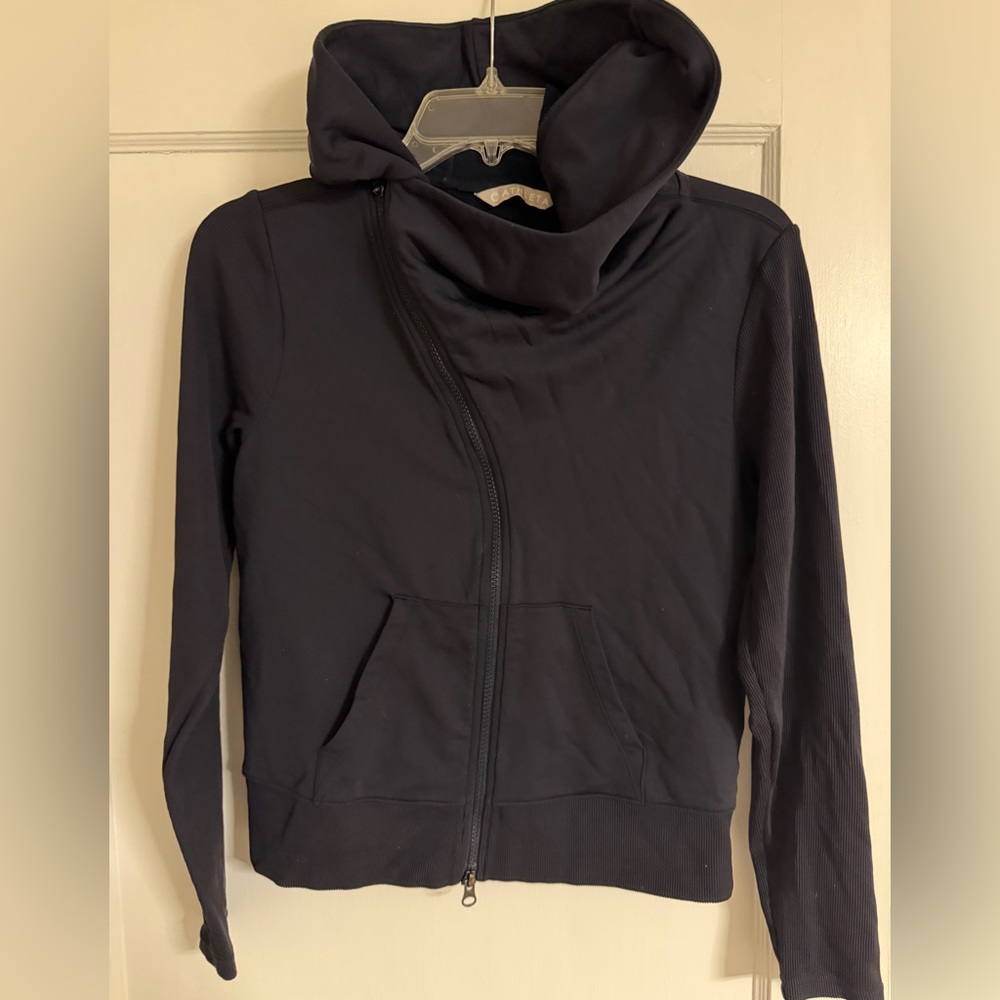 Athleta Malabar Black Hooded Jacket